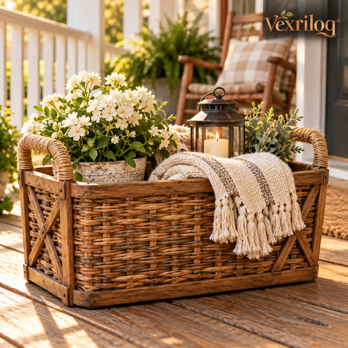 Welcome Porch Basket — view 1