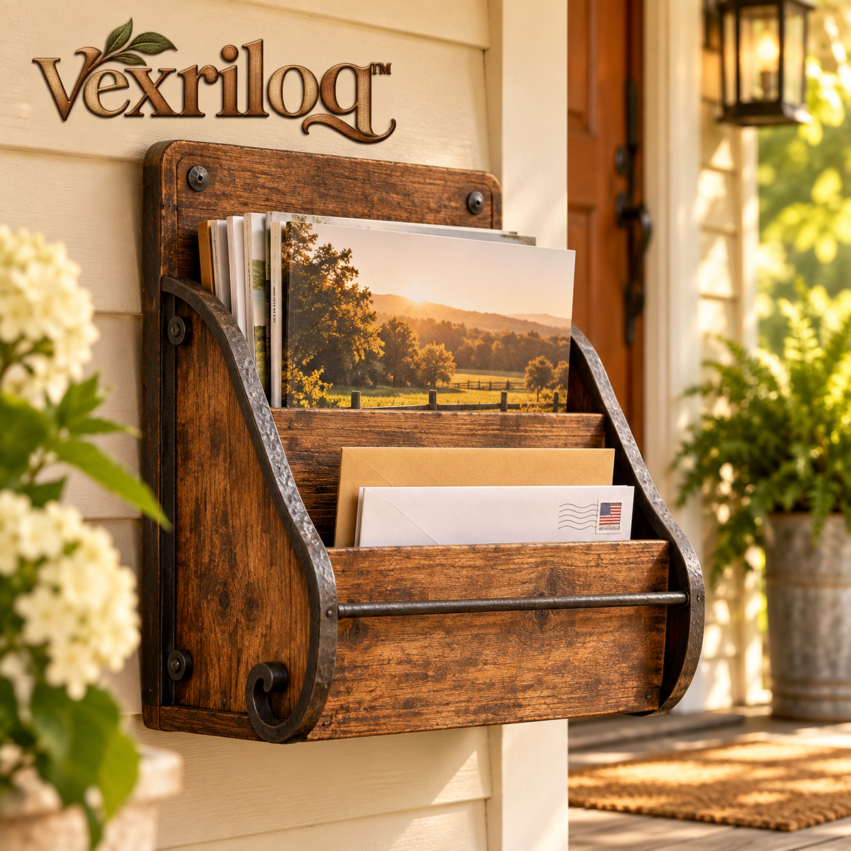 Porch Mail & Magazine Holder — view 1