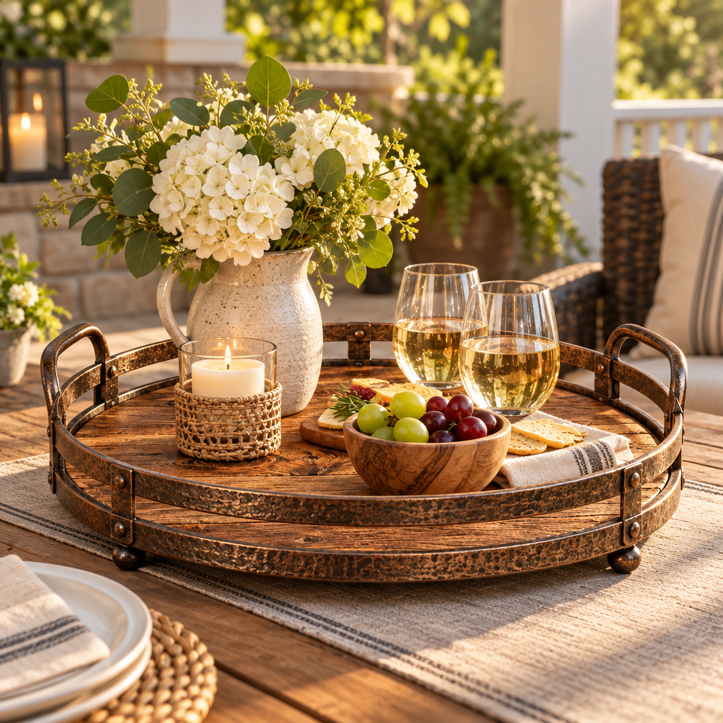Entryway Lantern Tray — view 4