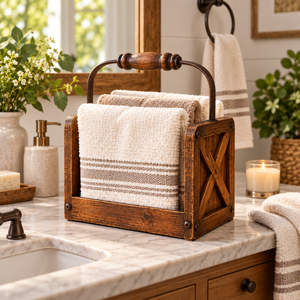 Porch Guest Towel Caddy — view 3
