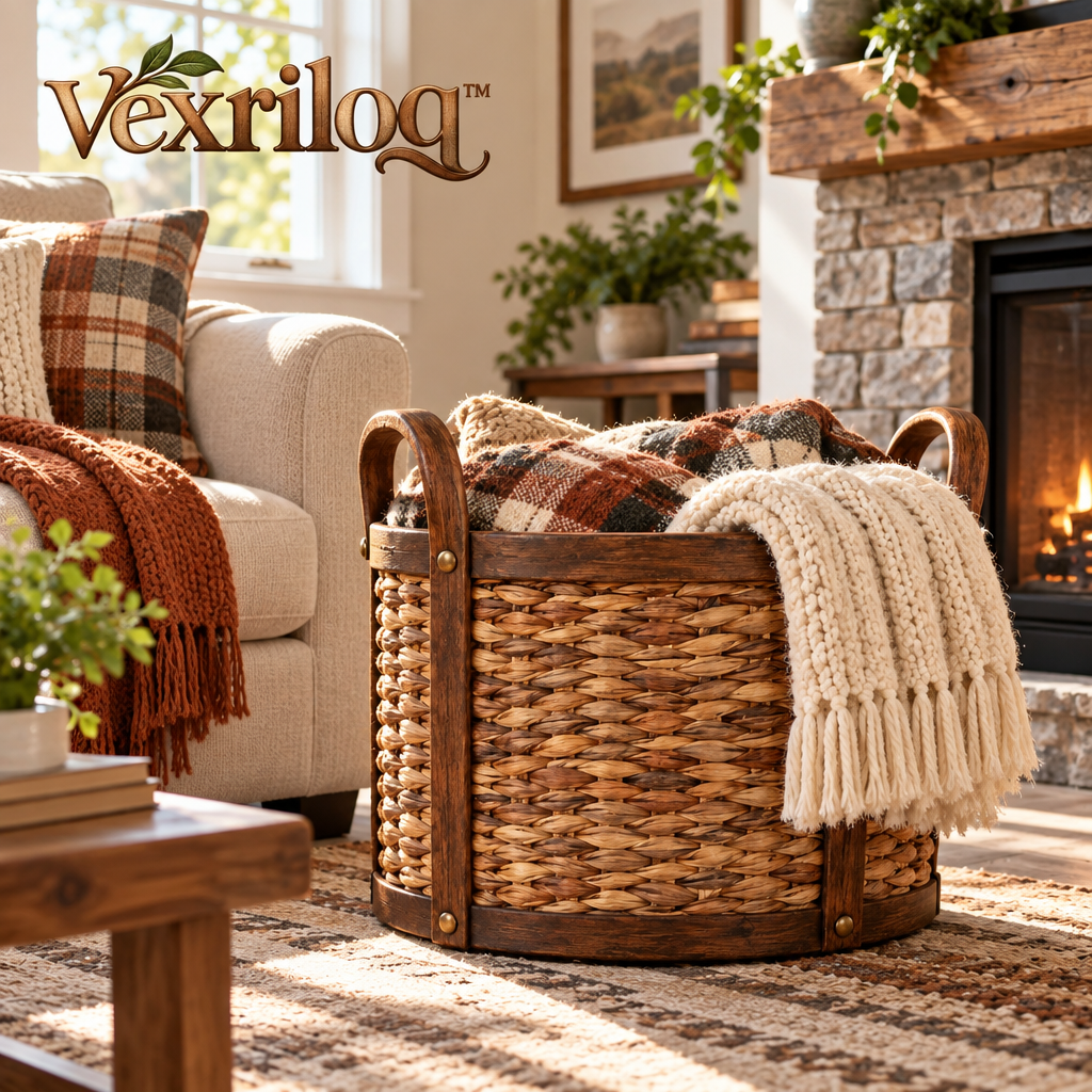 Porch Blanket Basket — view 2