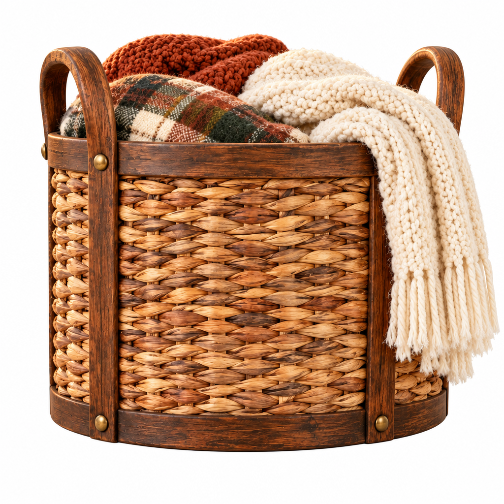 Porch Blanket Basket — view 4