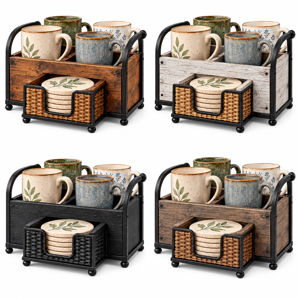 Patio Cup & Coaster Organizer — view 5