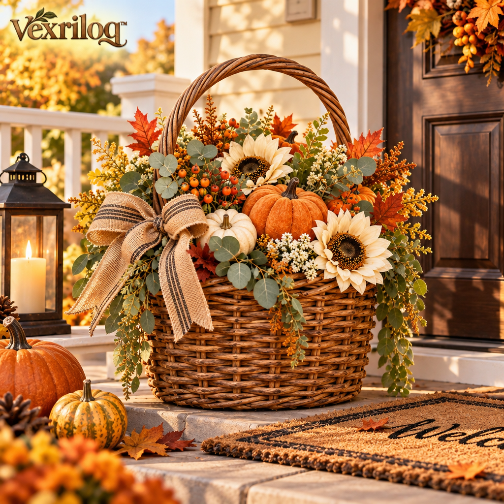 Seasonal Porch Accent Basket — view 3